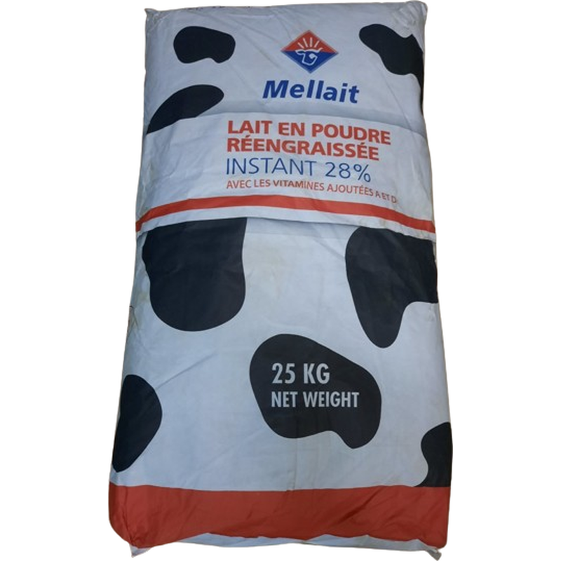 Lait en poudre Mellait 25 kgs